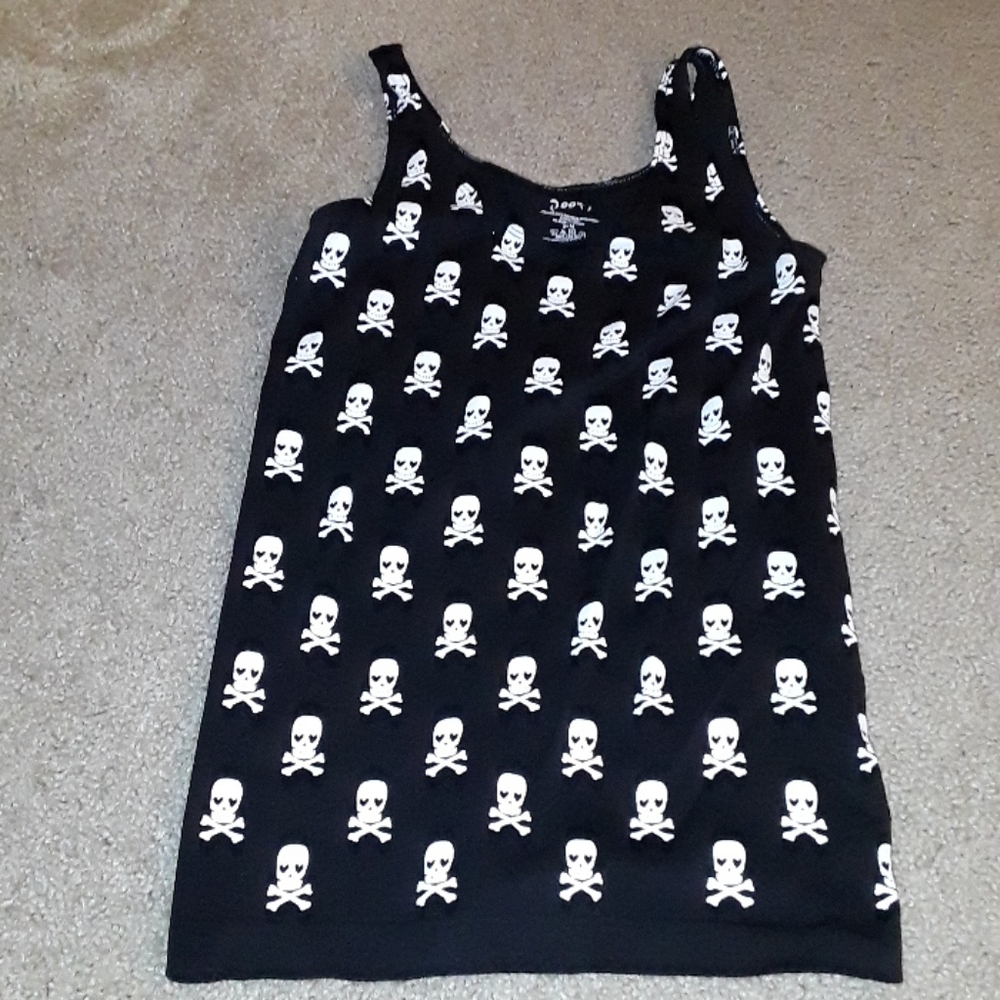Pirate skull tank top